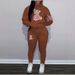 Women's Aesthetic Two Piece Set Letter Print Bear Design Hoodie And Sweatpants Sportswear Casual Comfortable Track Suit_ecoleips.com