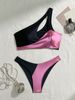 2025 New Sexy Two Piece Swimsuit Gold Foil Bikini Cross-Over Design European And American Style Women's Swimwear_ecoleips.com