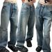 Women's Clothing Vintage Floral Print Low-Rise Wide-Leg Jeans For Women – Plus Size Comfort & Retro Style_ecoleips.com