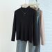 Women's Clothing Slim Fit Knit Sweater Long Sleeve Semi-Turtle Neck Pullover For Fall/Winter In Classic Colors_ecoleips.com