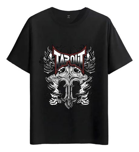 Women's T-Shirts Tshirt Muscle Freaks Tapout Skull Gothic Style T-shirt_ecoleips.com