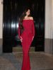 Hugcitar Solid Long Sleeve Backless Bandage Ruched Sexy Bodycon Maxi Prom Dress 2025 Spring Women Outfits Evening Party Birthday_ecoleips.com