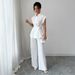 Women's Clothing Elegant High End Short Sleeved Vest Trousers Women's Suit Women's Clothing Spring And Summer_ecoleips.com