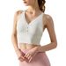 Naked V-neck Sports Vest Underwear Women's Cross Beauty Back Bra Fitness Outdoor Running Yoga Clothing_ecoleips.com