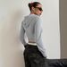 "Printed Zip-Up Hoodie – Lightweight Polyester-Spandex Pullover For Women (S-XL, Heather Grey) – Street-Smart Layering From Office To Outing"_ecoleips.com