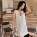 Lurex Sequin Leather Hollow Sleeveless French Socialite Style Women's Short Dress Beige Blue Pink_ecoleips.com