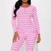 Women's Clothing Summer Comfortable Home Round Neck Long Sleeve Tight Three Button Trousers Suit_ecoleips.com