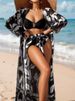 Women's Clothing Bikini High Waist Long Gown Split Bikini Swimsuit_ecoleips.com