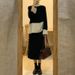 Elegant Sophisticated Vintage Hong Kong Style Casual Knitted Sweater Paired With A Skirt Two-piece Set For Autumn And_ecoleips.com