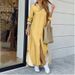 Aria Basics Aria Basics 2025 Cross-Border Women's European And American New Spring Summer Fashion Sexy Printed Shirt Long Dress Women_ecoleips.com