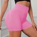 Women's Clothing Matte Seamless Yoga Shorts For Women, High Waisted, Tummy Controlling, Peach Butt Lifting, Tight Fitting Sports Boxers_ecoleips.com