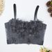 Women's Clothing Lace Mesh Fishbone Sling Short With Chest Pad Flower Small Vest Outer Wear Bottoming Chest Wrap French Beaded Top_ecoleips.com