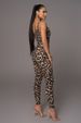 K New Style Large U-neck Printed Jumpsuit Fashionable Women's Nightclub Outfit_ecoleips.com