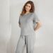 Voya Women's Minimalist And High-end Home Clothing Set Can Be Worn As A Casual Commuting Two-piece Set_ecoleips.com