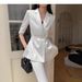 Women's Clothing New High End Professional Chinese Style Suit Two Piece Suit_ecoleips.com