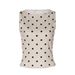 Women's Clothing 2026 Summer New Fashion Polka Dot Print Slim Fit Round Neck Sleeveless Top For Women Foreign_ecoleips.com