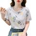 New White T-shirt Women's Short-sleeved Crew Neck Loose Large Size Thin T-shirt Bottoming Shirt Versatile Top_ecoleips.com