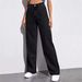 Women's High-Waisted Straight Leg Jeans – Stretch-Free Cotton Blend, Relaxed Fit For Petite & Plus Size (Black/Deep Blue/Light Blue)_ecoleips.com