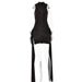 Hot Selling New Dress In Spring, Sexy And Elegant, Solid Color Round Neck Sleeveless Buttocks Tied Short Skirt_ecoleips.com