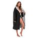 Classic Lambskin Thickened Dressing Bathrobe Beach Surfing Swimming Snorkeling Warm Cloak_ecoleips.com