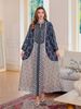 Verve New Heavy Embroidered Mesh Robe Clothing Xinjiang Oman Abaya Muslim Women's Wear_ecoleips.com