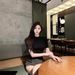 Women's Korean Style Slimming round Neck T-Shirt Sexy Sheer Short Sleeve Stretchy Base Layer Top_ecoleips.com