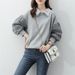 2022 New Women's Sweatshirt Trendy Ins Loose Korean Style Spring And Autumn Thin Outerwear Top_ecoleips.com