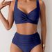 Women's High-Waist Bikini Set – Sexy Swimwear With Removable Padding (S-2XL, 11 Colors)_ecoleips.com