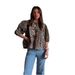 Verve 2025 Spring Summer New Women's Sweet Casual Tie Striped Shirt_ecoleips.com