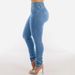 Women's Clothing Slim Stretch Jeans Sexy Hip Lifting High Waist Skinny Trousers_ecoleips.com