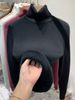 Turtleneck Winter Sweater Women Elegant Thicken Velvet Lined Warm Sueter Knitted Pullover Slim Tops Jersey Knitwear Jumper New_ecoleips.com