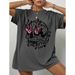 European Size Summer Casual Skull Print T-Shirt Pure Cotton EZwear Women's Clothing Tops_ecoleips.com