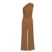 Women's One-Shoulder Jumpsuit - Elegant Wide-Leg Romper With Waist Tie, Chic & Comfortable Outfit For Summer_ecoleips.com