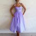 2025 Spring New Dress: European And American Women's Fashion, Solid Color Print, Fresh, Sweet, Sexy, Long Strap Dress_ecoleips.com