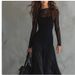 2026 New European And American Women's Fashion Sexy Elegant Mesh Patchwork 2-Piece Dress Set_ecoleips.com