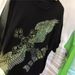 Women's Clothing Heavy Industry Hot Diamond Short Sleeved T Shirt Men And Women Same Style Round Neck Loose Large Version Eagle Top_ecoleips.com
