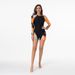 Aria Basics 2026 European And American Cross-border Long-sleeve Surfing Diving Suit, S, Women's Swimwear, Bikini, One-piece_ecoleips.com