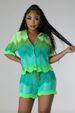 Women's Clothing Spring Knitted Short Sleeved Shorts Casual Suit Two Piece Suit_ecoleips.com
