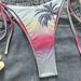 New 2026 Women's Gradient Illuminated Coconut Tree Swimsuit Two Piece Spaghetti Strap Bikini European American Style Cross Border E-commerce_ecoleips.com