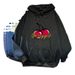 Gray Hooded Sweatshirt For Women, Winter Fleece-Lined Casual Versatile Loose Lazy Style Spring And Autumn_ecoleips.com