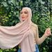 Textured Cotton Linen Scarf Long Gauze Warm Shawl Solid Casual Headscarf For Women Muslim Fashion New Export Style Single Color_ecoleips.com