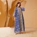 Women’s Clothing Muslim Evening Dress Muslim Large Size Beads Embroidery Sequin Dress_ecoleips.com