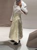 Vintage Tassels A-lined Long Skirt Women Elegant Chic Loose Waist-cinching Skirts Lady New Winter Classic Versatile Street Party_ecoleips.com