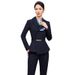 Women's Business Suit Flight Attendant Uniform Spring Autumn Hotel Receptionist Jewelry Store Beauty Salon Work Clothes_ecoleips.com