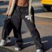 Streetwear Drawstring Pants – Soft & Breathable Straight-Leg Trousers For Women (S-XL, Cross-Print Design & Adjustable Waist)_ecoleips.com