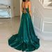 Women Elegant Off Shoulder Hollow Long Dress 2026 Fashion Split Shinny Solid Party Dress Sexy Bandage Sleeveless Suspender Dress_ecoleips.com