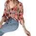 Super Fairy-like, Light Luxury Floral Chiffon Women's 2026 Spring-summer Thin Stylish Top, Long-sleeved Designer Shirt_ecoleips.com