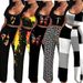 Women's Digital Print Two Piece Set Sleeveless Vest And Trousers Relaxed Everyday Wear Comfortable Feshion_ecoleips.com