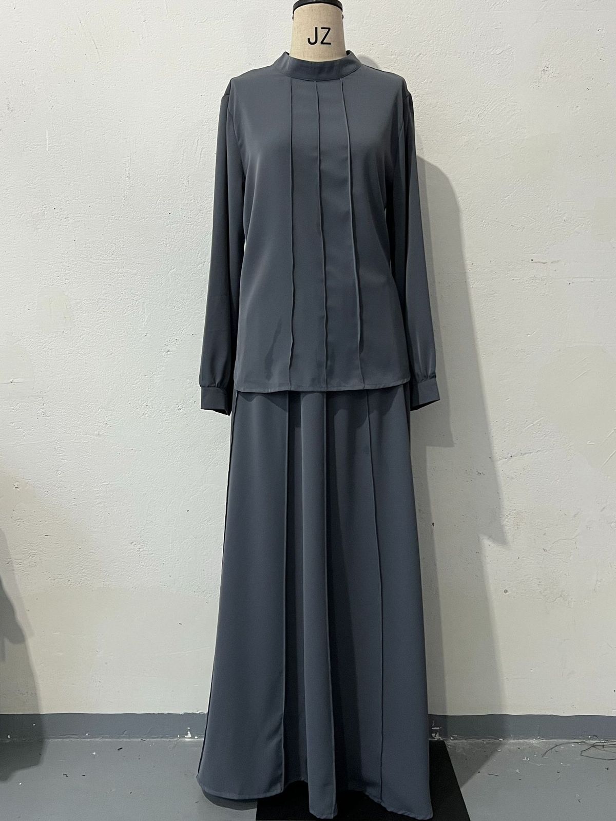 2025 New Style Elegant Muslim Top And Pants Loose Two-Piece Set With Skirt_ecoleips.com