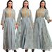 Women's Clothing Fashion Embroidered Yarn Two Piece Robe Long Dress Musilin_ecoleips.com